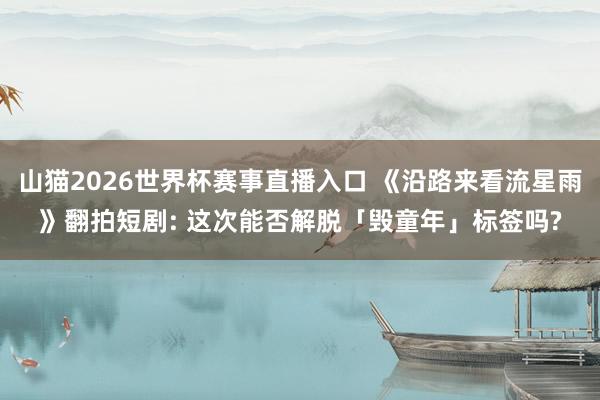 山猫2026世界杯赛事直播入口 《沿路来看流星雨》翻拍短剧: 这次能否解脱「毁童年」标签吗?