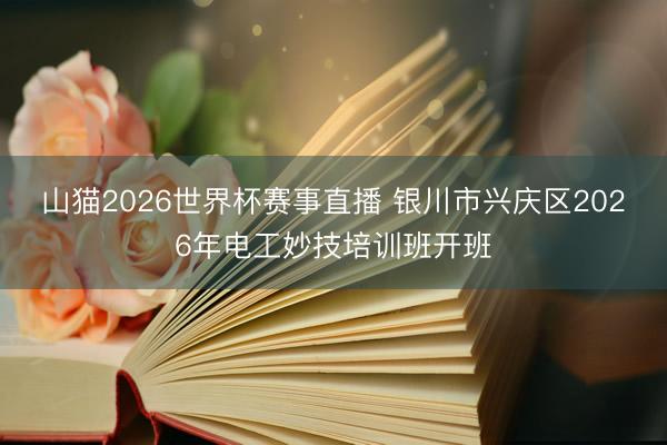 山猫2026世界杯赛事直播 银川市兴庆区2026年电工妙技培训班开班